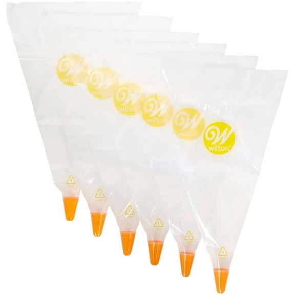 Wilton All-In-One Decorating Bag With Drop Flower Tip-#2D