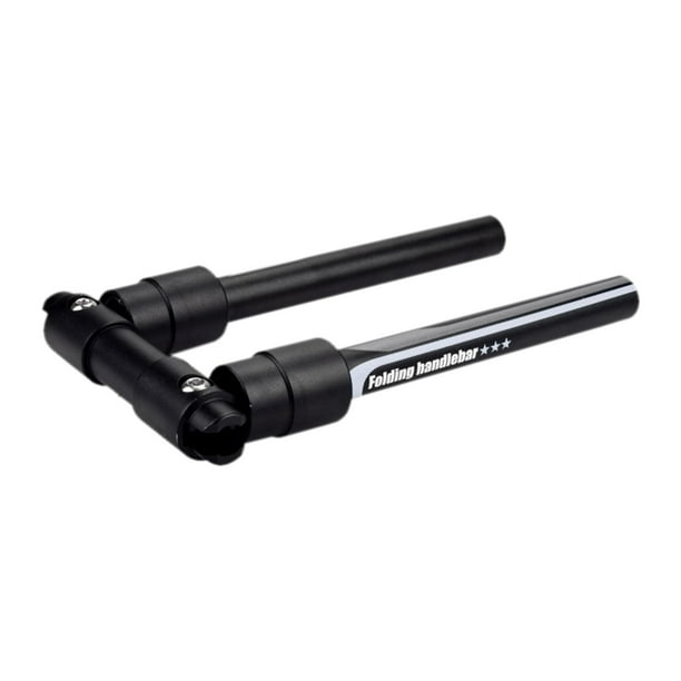Manillar plegable para bicicleta de montaña o carretera, pieza plana para manillar de bicicleta 660 mm gris