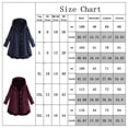 thumbnail image 2 of Powerdelux Women'S Autumn And Winter Solid Color Hooded Single-Breasted Irregular Cotton Jacket, 2 of 4