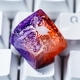 thumbnail image 4 of TTTYBA-Manta Ray Artisan Keycap Orange Purple Ocean Coral R1 SA Profile Custom Sea Creatures Keycaps 1U ESC Handmade Gaming Resin Key Cap Cherry MX Switch Compatible Mechanical Keyboard Manta Ray Lov, 4 of 4