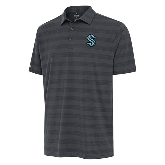 Men's Antigua Pewter Seattle Kraken Tunnel Polo