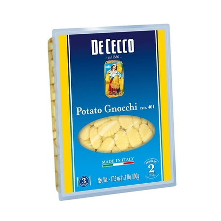 12 PACKS : De Cecco Potato Gnocchi, 17.5 Ounce (Best Store Bought Gnocchi)