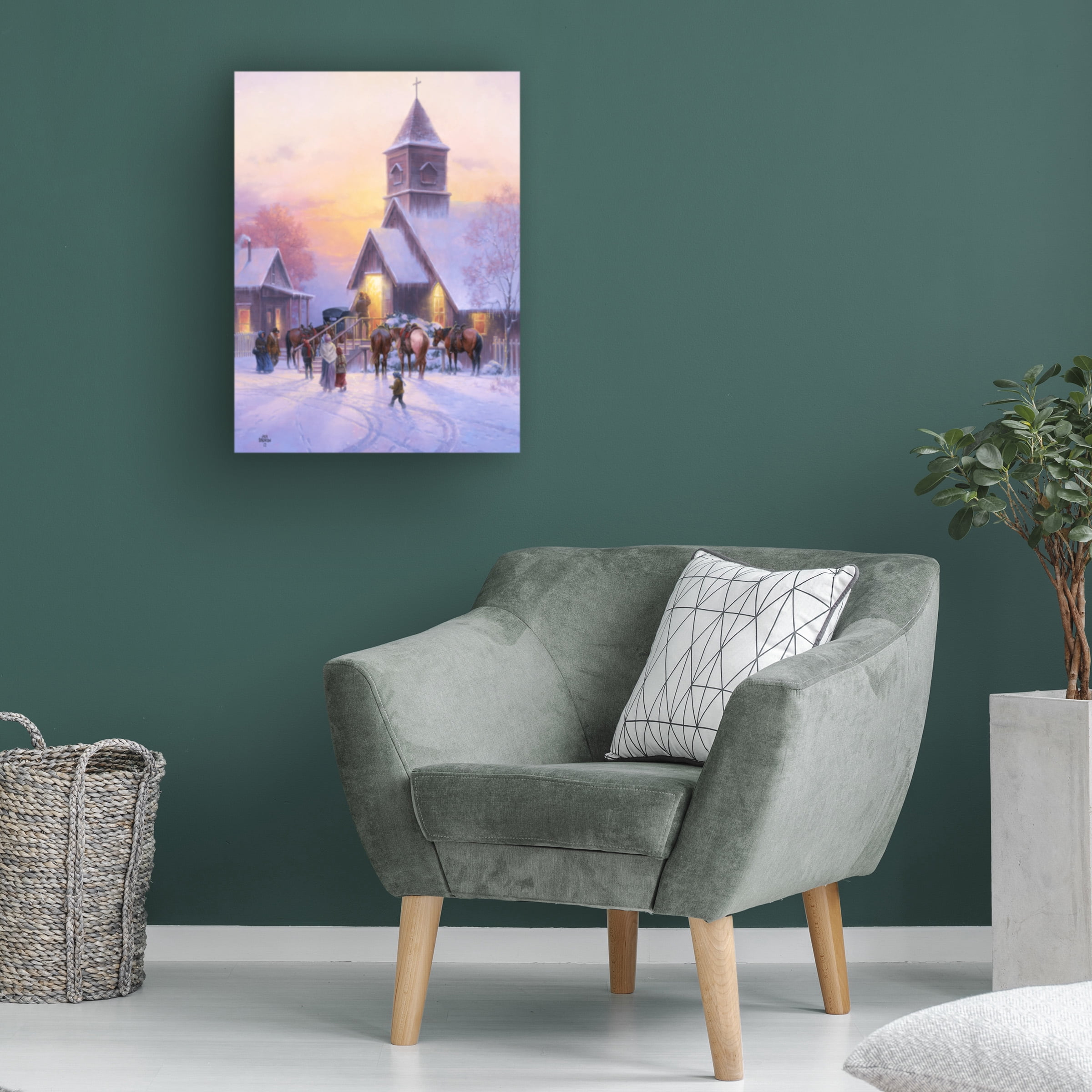 Jack Sorenson 'Sunday Service' Canvas Art
