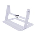 thumbnail image 1 of lionlar Projector Base Stand 360 degreeSwivel 1/4 inch Screw Hole Portable Projector Stand white, 1 of 9