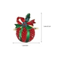 thumbnail image 2 of MLINS Decor Seasonal Table Settings Napkin Ring 4.10X3.00X3.00CM Red, 2 of 8