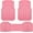 All Pink, variant on Heavy Rubber Car Floor Mats, Deep Waterproof Car Mats All Weather, Universal Trim-to Fit Automotive Floor Mats for Car SUV Truck Van, Durable Floor Liners Solid Black