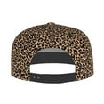 thumbnail image 5 of Flat Bill Trucker Hats for Women Men - Brown leopard print A Adjustable Flat Baseball Cap Snapback Hats Dad Hats for Men, 5 of 7