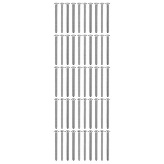 50 tornillos de cabeza hueca hexagonal de acero galvanizado M4 para instrumentos clasificados Electronics2802-0004-0040