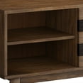 thumbnail image 5 of Clarkson SOLID ACACIA WOOD 60 inch Wide Mid Century Design TV Media Stand in Rustic Natural Aged Brown For TVs up to 65 inches, 5 of 13