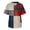Coffee(American Flag Stars Striped), variant on 4th of July Scrubs Men Big and Tall V Neck Short Sleeve Patriotic America 250 Uniforms American Flag Stars Striped Scrub Tops Workout Stretch Working Uniform With Pockets Brown 4XL