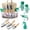Multicolor, variant on ALLJOY 9 Piece Garden Tools Set with Bag & Gloves,Heavy Duty Gardening Hand Tools Kit,Garden Gifts Supplies for Women Mom
