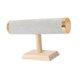 thumbnail image 3 of Organizador de pulseras, soporte para barra, vitrina, soporte multifuncional para pulseras de arpillera. franela gris, 3 of 9