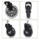 thumbnail image 2 of 2pcs 3 Inch Transparent Castor Furniture Castor Office Chair Wheels Universal Wheels, 2 of 2