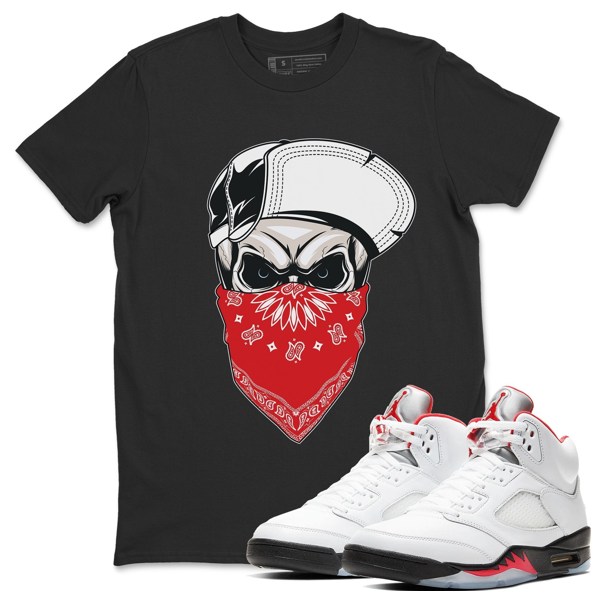 Skull Hat T-Shirt Jordan 5 SE Denim 