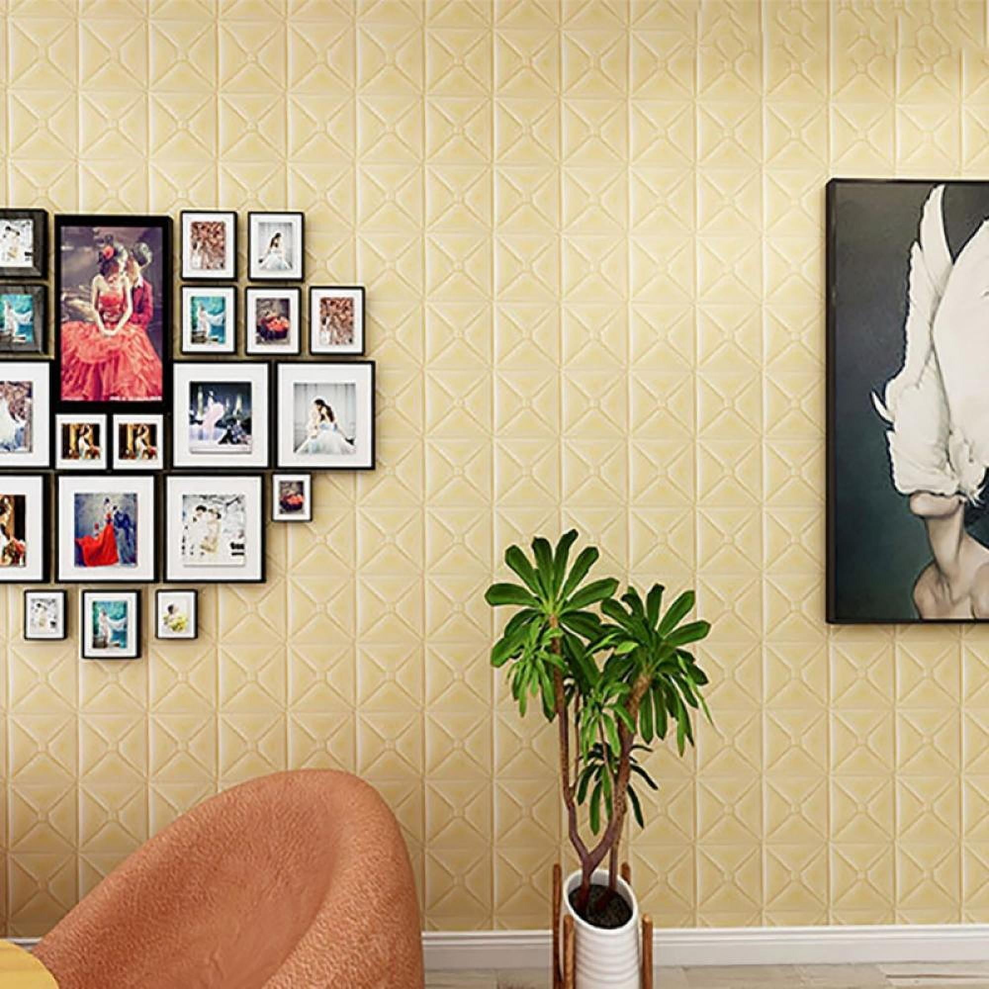 Pvc Modern Simple Geometric Velvet Wallpaper 3d Living Room Bedroom Sofa Tv  Background Luxury Wall Paper Dinding | Lazada PH