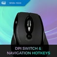 thumbnail image 3 of Adesso WKB-1500GB Wireless Ergonomic Desktop Keyboard and Mouse - Black, 3 of 11
