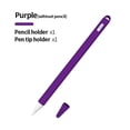 thumbnail image 1 of TBTIC For Apple Pencil 2nd Gen Soft Silicone Cover Protector Stylus Touch Pen Case IPad Accessories Purple, 1 of 6