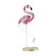 thumbnail image 4 of Escultura de pájaro, figura de jardín, flamenco, estatua de resina para el hogar con soporte de metal para 10x10x25cm, 4 of 9