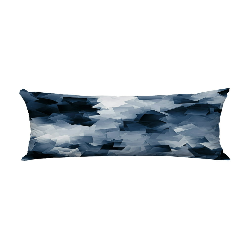 ABPHQTO White And Blue Cubes Body Pillow Covers Pillow Case Protector