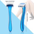 thumbnail image 2 of 12 Pcs Disposable Bikini Razors for Women Bikini Line Trimmer Shaver Small T Type Razor Durable Travel Accessories Pubic Hair Removal Beauty for Body Cosmetic Tool(Multicolor), 2 of 7