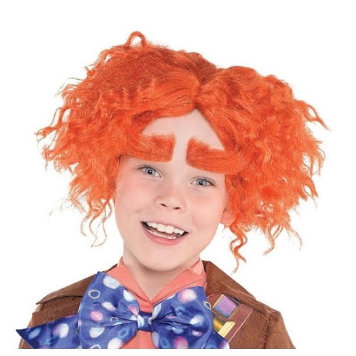 mad hatter wig and eyebrows