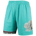 thumbnail image 2 of Men's Mitchell & Ness Turquoise Vancouver Grizzlies 1996 Hardwood Classics 75th Anniversary Swingman Shorts, 2 of 4