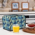 thumbnail image 5 of KLL Hawaiian Style Print 2 Slice Toaster Dust Covers Kitchen Small Appliance Cover with 2 Pockets,Can hold Jam Spreader Knife & Toaster Tongs (11.4 x 7.9 x 7.5), 5 of 6