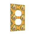 thumbnail image 2 of Kll Avocado Dog Wall Plate,Gloss Finish,Standard Size 1 - 5" X 3", Polycarbonate Thermoplastic,Electric Receptacle Plug Covers, 2 of 8