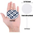 thumbnail image 2 of RYLABLUE Modern Abstract Plaid Texture Set of 2 Car Coaster for Drinks, Absorbent Ceramic Stone Coasters Cup Mat with Cork Base for Home Kitchen Room Coffee Table Bar Decor, 2 of 5