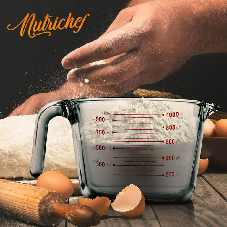 Premium Glass Measuring Cup — NutriChef Kitchen