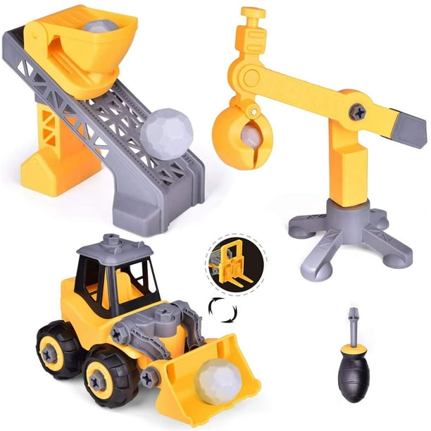 Fun Little Toys Take Apart Construction Toys for Kids, 4in1