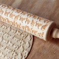 thumbnail image 1 of Batería de Cocina Bonito rodillo de madera para repujado de animales para hornear galletaspasteles (gato) Ndcxsfigh Nuevos Originales, 1 of 7