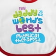 thumbnail image 4 of Inktastic Physical Therapist Daddy Boys or Girls Baby Bib, 4 of 4