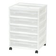 thumbnail image 1 of IRIS USA, 5-Case Scrapbook Cart, White, 1 of 9
