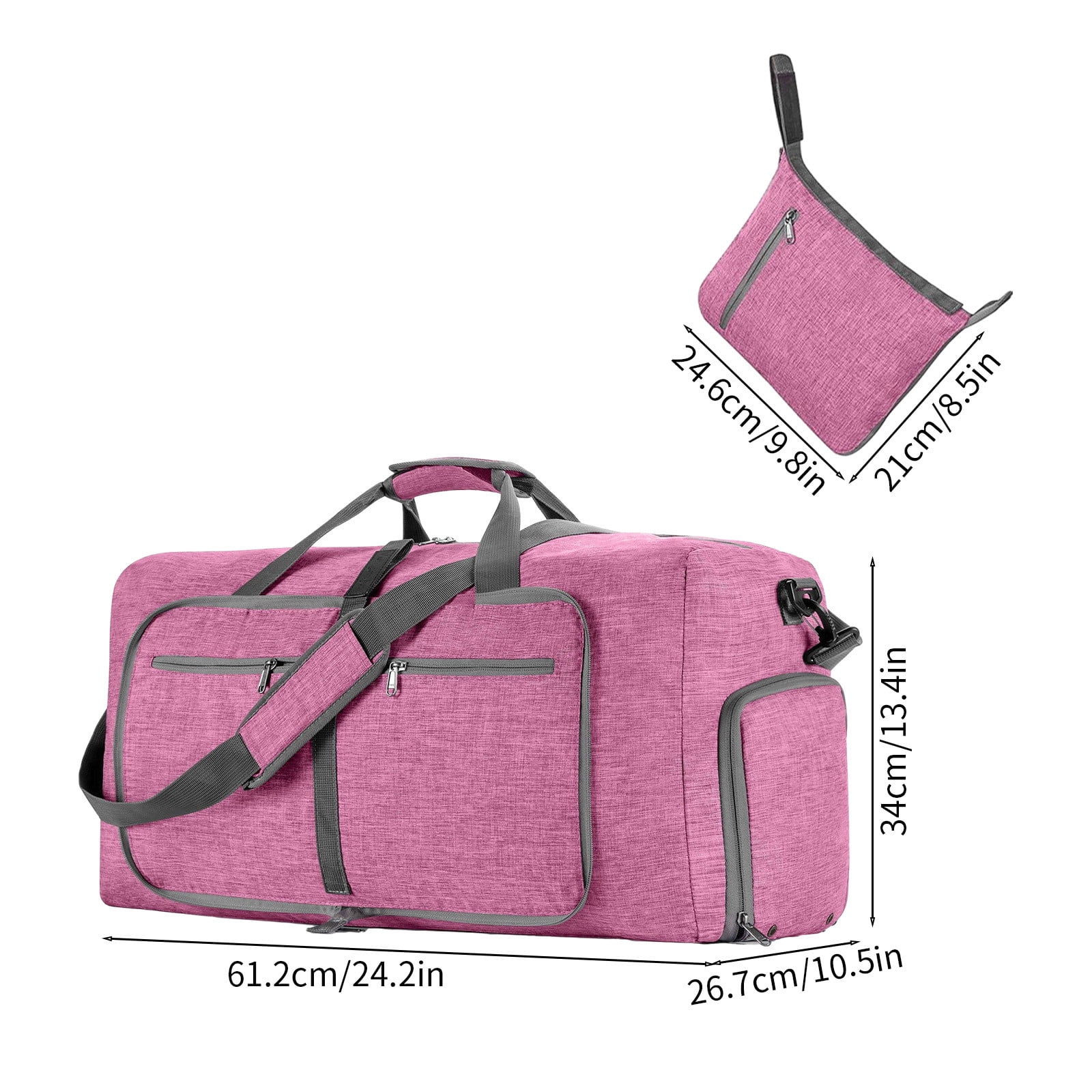 Yaoyar Travel Luggage Bag For Men Foldable Travel Luggage Bag With Shoe Compartment Travel Bag For Men And Women Home Storage and Organization On clearance