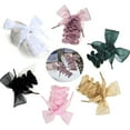 thumbnail image 3 of Opvise 1 Pair Shoelaces 110cm Solid Color Organza Wide Flat Shoelaces for Sneakers, 3 of 8