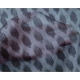 thumbnail image 4 of oneOone Silk Tabby Grayish Blue Fabric Geometric Line Ikat Craft Projects Decor Fabric Printed By The Yard 42 Inch Wide, 4 of 4