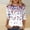 Multicolor patriotic tshirt for women a1, variant on 4th Of July Patriotic Tshirt For Women Plus Size Long Sleeve Casual Top With Embroidery Stars Holiday Party Fashion Blouse, Multicolor 2XL