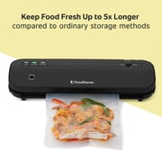 FoodSaver VS1210 Space Saving Vacuum Sealing System, Black