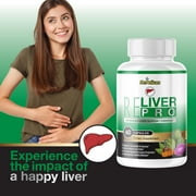 ReLiver Pro- Healthy Digestion/ Liver Detox & Function- 2 Bottles- 120 Capsules- Dr. Pelican