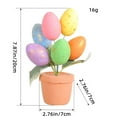 thumbnail image 6 of XEOVHV Easter Egg Pots,17cm Spots Eggs Flower Pot Outdoor Courtyard Easter Decoration, Outdoor Courtyard Easter Decoration Easter Gifts, 6 of 7
