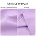 thumbnail image 4 of PiccoCasa Microfiber Pillowcases Set of 2 Pillowcases Standard Violet 20"x26", 4 of 7