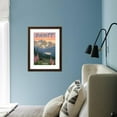 thumbnail image 3 of Banff, Canada - Bear and Spring Flowers, Framed Art Print Wall Art by Lantern Press, 3 of 5