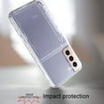 thumbnail image 4 of Galaxy S22 Plus Card Holder Wallet Case,Dteck Shockproof Rubber Hybrid PC Dual Layer Cover Lightweight Protective Back Phone Case for Samsung Galaxy S22+ 5G,Clear, 4 of 5