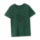 thumbnail image 5 of Camiseta de verano para mujer, ropa de calle, cuello redondo, para el trabajo, caminar, ir de compras SG, 5 of 7