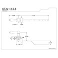 thumbnail image 3 of Kingston Brass KTAL5 Victorian Tank Lever, Oil Rubbed Bronze,2-5/8-Inch Handle Length, 3 of 3