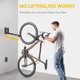 thumbnail image 3 of Soporte de pared para bicicleta MonteK, giratorio, fácil de cargar, 35 kg de capacidad, 3 of 9