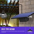 thumbnail image 4 of Solar Pendant Lights, Outdoor Indoor LED Hanging Shed Lights with Remote Timer, 3 Lighting Heads, IP65 Waterproof Solar Pendant Lights for Garage, Gazebo, Shed, Barn, 4 of 14