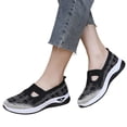 thumbnail image 2 of YOUYEDIAN Orthopedic Shoes for Women Fashion Slip On Round Toe Versatile Sport Comfy Sneakers Breathable Mesh Soft Casual Walking Shoes, 2 of 5