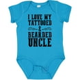 thumbnail image 3 of Inktastic I Love My Tattooed & Bearded Uncle Boys or Girls Baby Bodysuit, 3 of 5